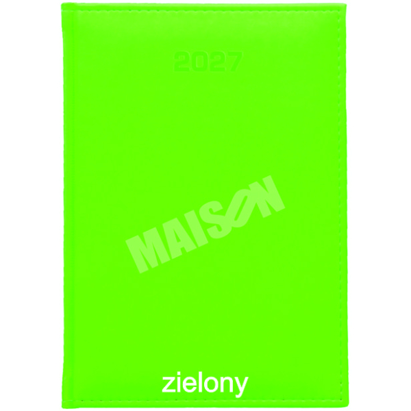 Kalendarz Raso Fluo dzienny A5 2027 z grawerem